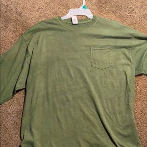 Gilden long sleeve shirt dyed